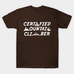 Certified Mountain Climber T-Shirt